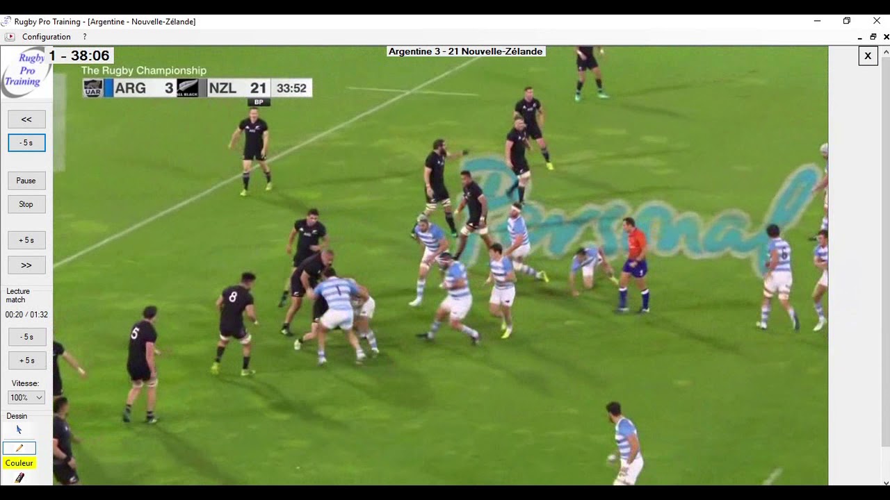 Rugby : Blocage (plaquage haut)