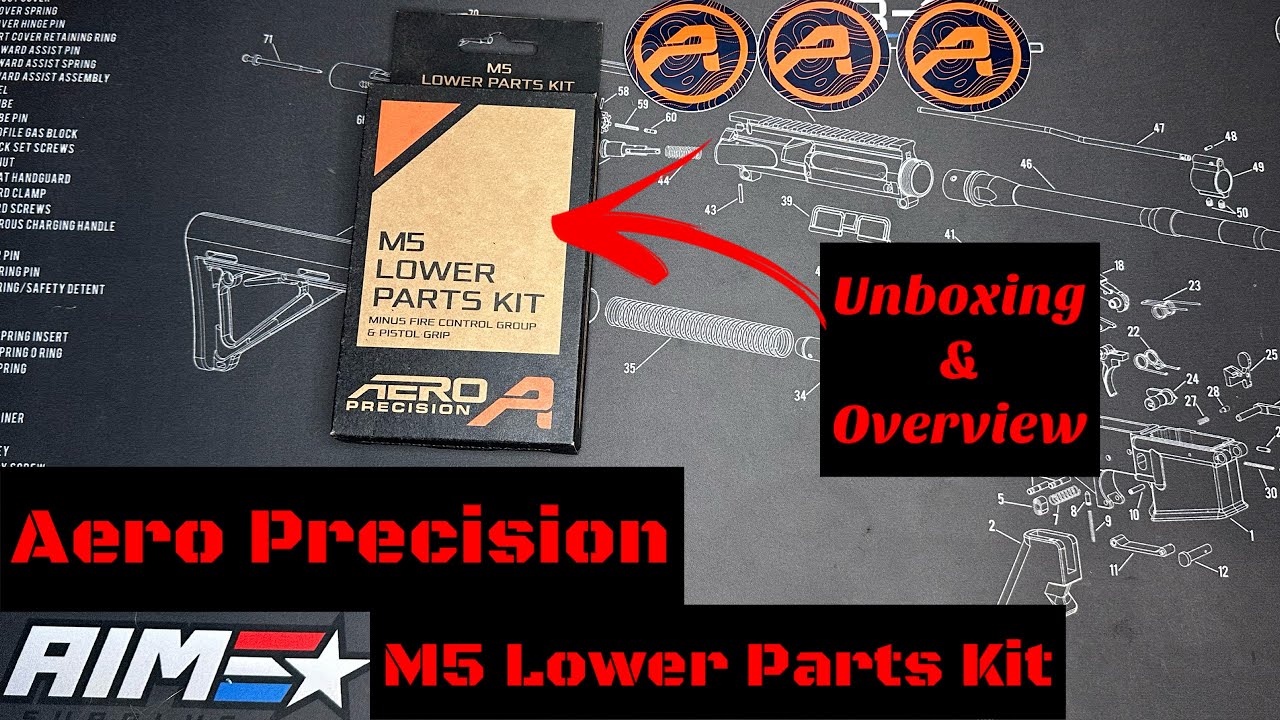 Комплект нижних частей Aero Precision M5 — распаковка и обзор