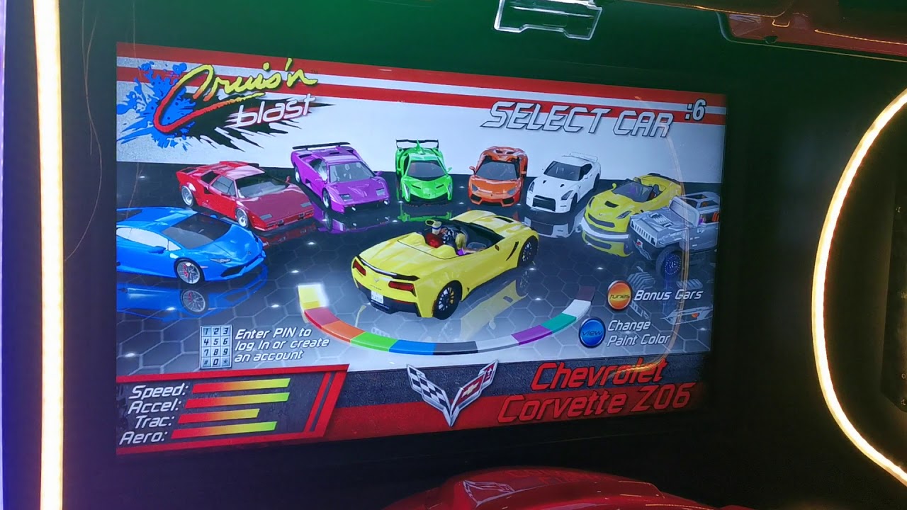 Cruis'n Blast Arcade Game 2 player Full Game Play!!