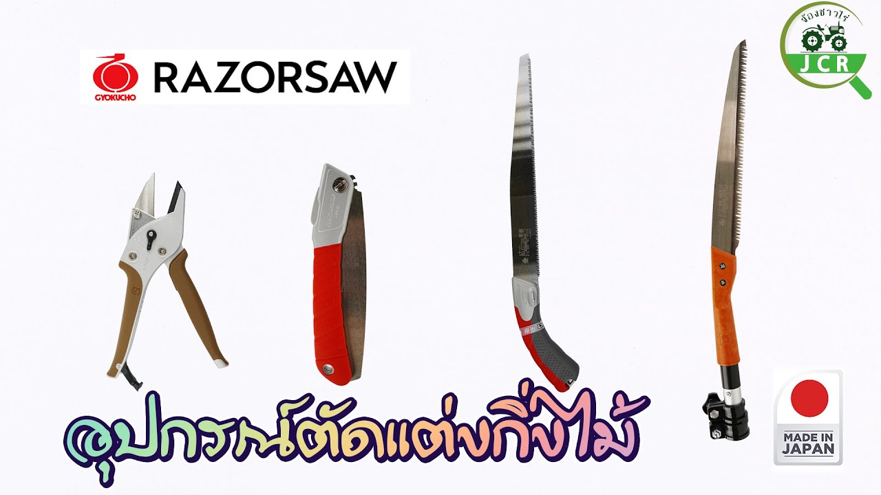รีวิว RazorSaw สุดยอดอุปกรณ์ตัดแต่งกิ่งไม้จากญี่ปุ่น