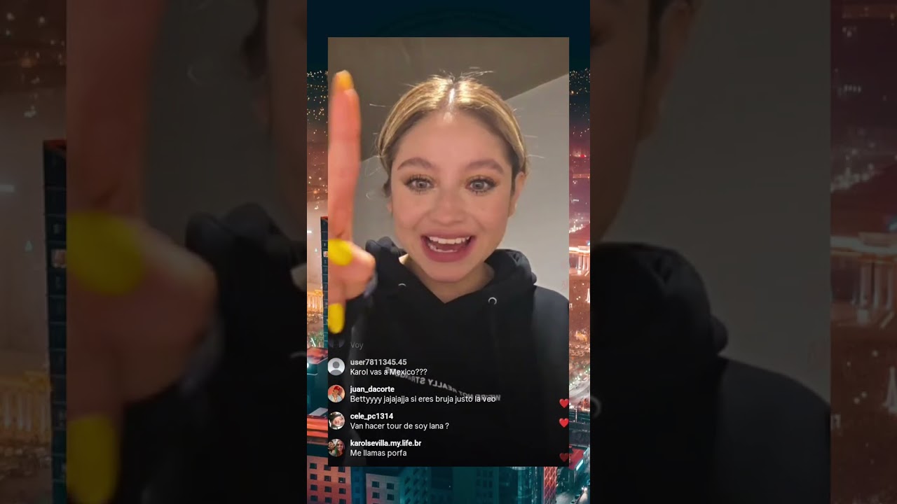 LIVE DE INSTAGRAM DE @KarolSevillaOF 25/07/25.   @karol Sevilla #karolsevillaofc🇦🇷🇦🇷✅✅