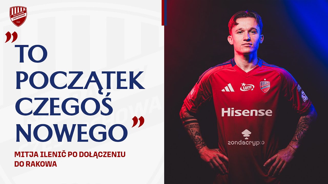 #ILENIČ2026 | Mitja Ilenič dołącza do Rakowa Częstochowa!