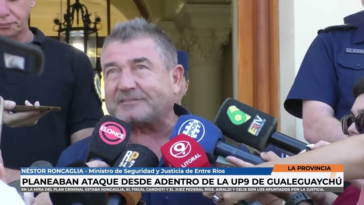 Néstor Roncaglia y Claudio González - Desbaratan plan criminal en la UP9 de Gualeguaychú