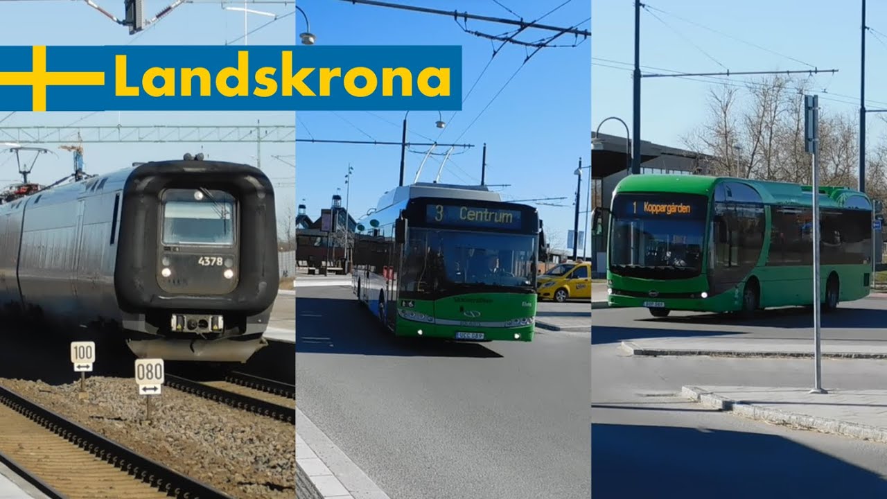 Trains, Trolleybuses & Electric Buses in LANDSKRONA
