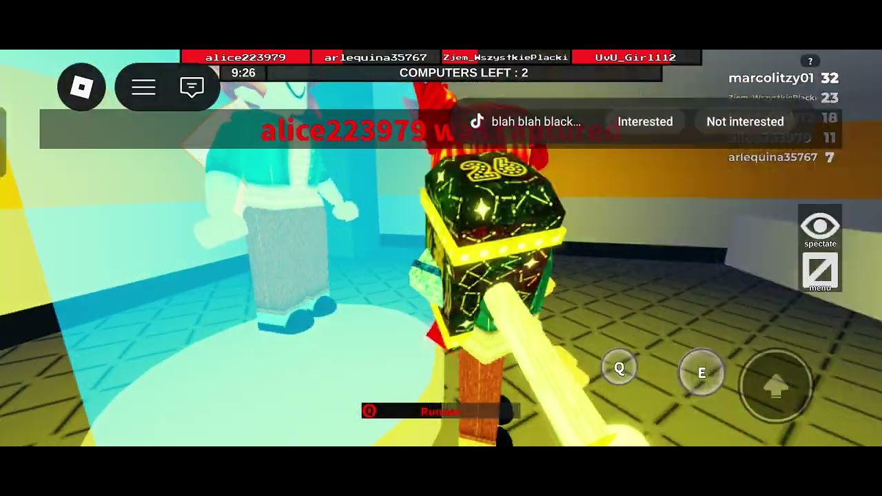 Playing Roblox FTF - I'm the beast