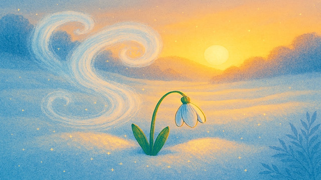 The Snowdrop and the Wind ~ A Gentle Winter Story About Courage and Change