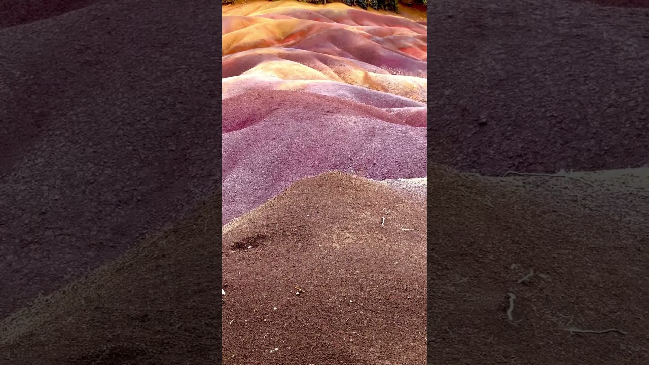 Mauritius Chamarel&rsquo;s Seven Coloured Earth Geopark #shorts #travel #mauritius