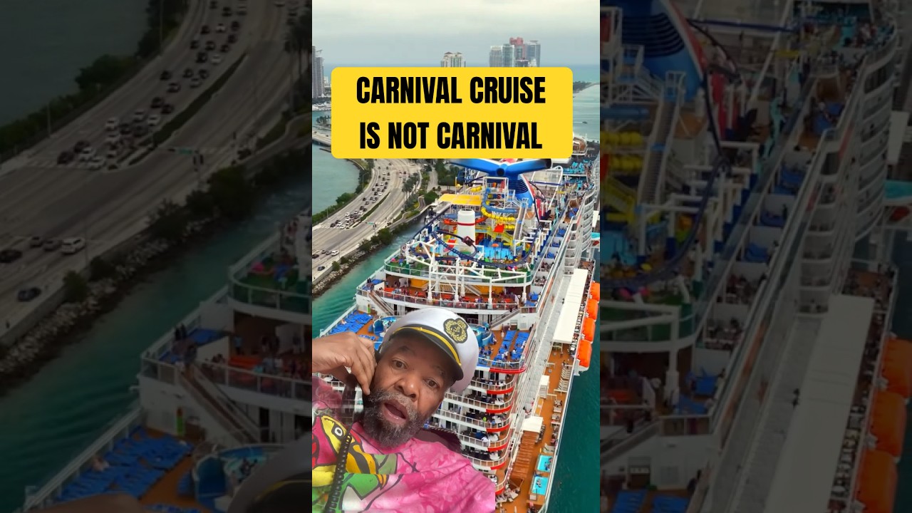 A Cruise Is Not A Carnival #carnival #travel #shorts #carnivalvibes
