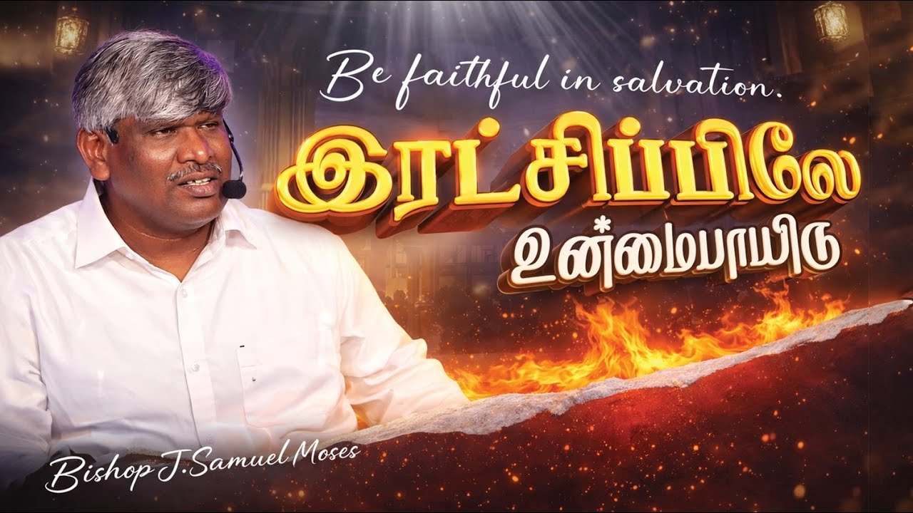 6AM SERVICE - BISHOP. J. SAMUEL MOSES - SGNM CHURCH - 25.01.2026