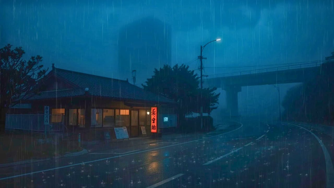 Warm Lights on a Rainy Night — 80s/90s Lofi