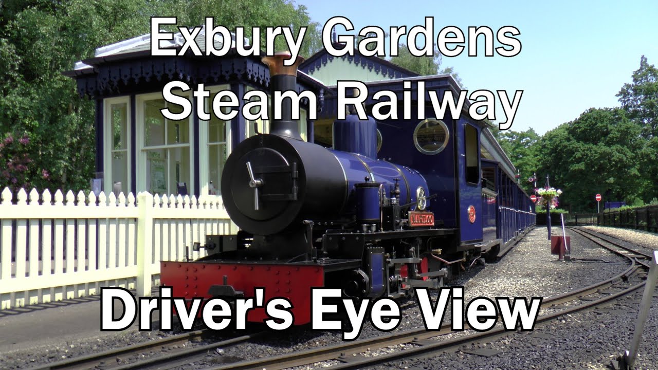 Exbury Gardens Steam Railway Driver's Eye View