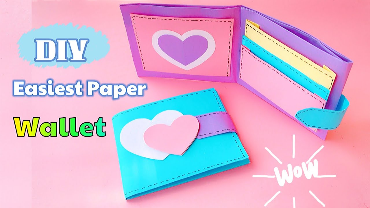 How to make paper wallet | Easy Paper Wallet Tutorial | #Paper_Craft #Wallet