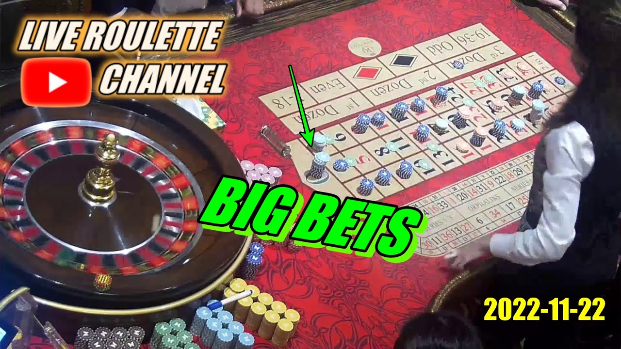 🔴LIVE ROULETTE |🔥BIG BET Full CASINO LAS VEGAS Session Night Tuesday Exclusive✅ 2022-11-22
