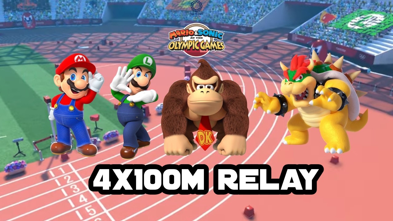 Mario & Sonic At The Tokyo 2020 Olympic Games 4x100m Relay # 88 (Team Mario)