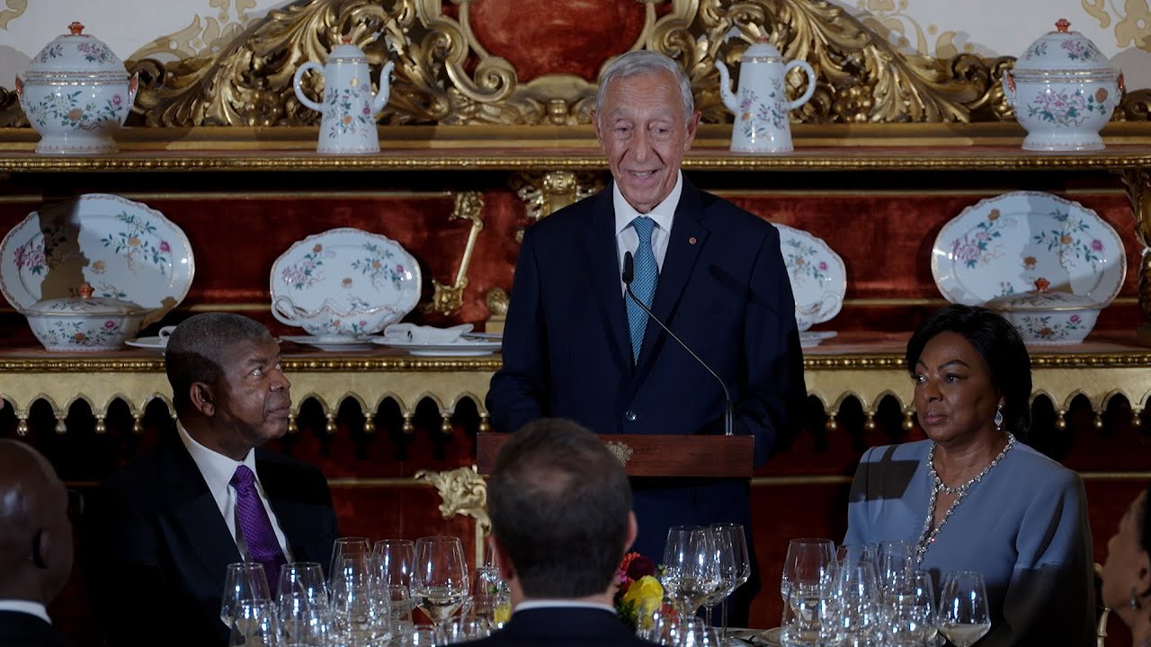 Jantar oficial oferecido pelo Presidente da República em honra do Presidente da República de Angola