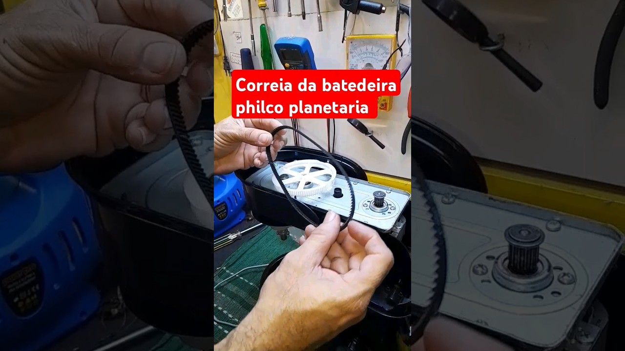 Batedeira philco planetaria php500 troca da #correia #shortvideo