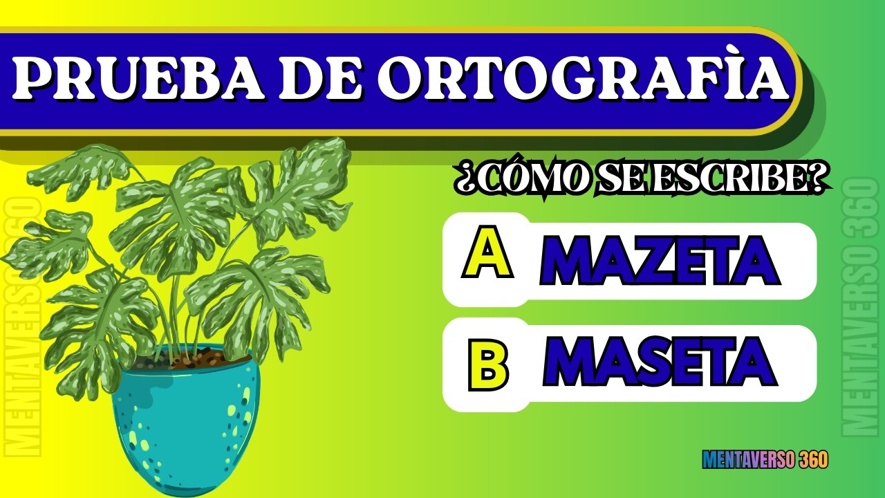 ¿CÓMO SE ESCRIBE? 🧠 | Quiz de Ortografía | Solo los inteligentes aciertan