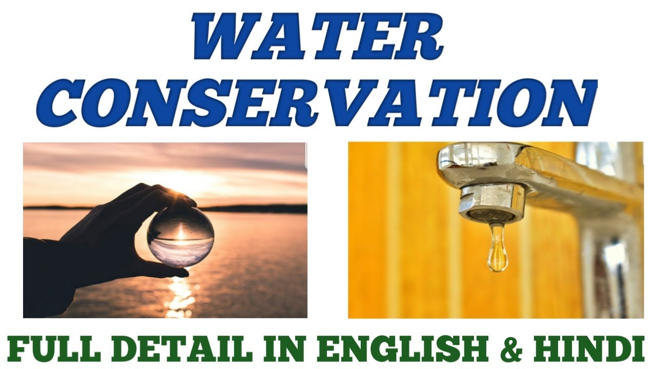 WATER CONSERVATION