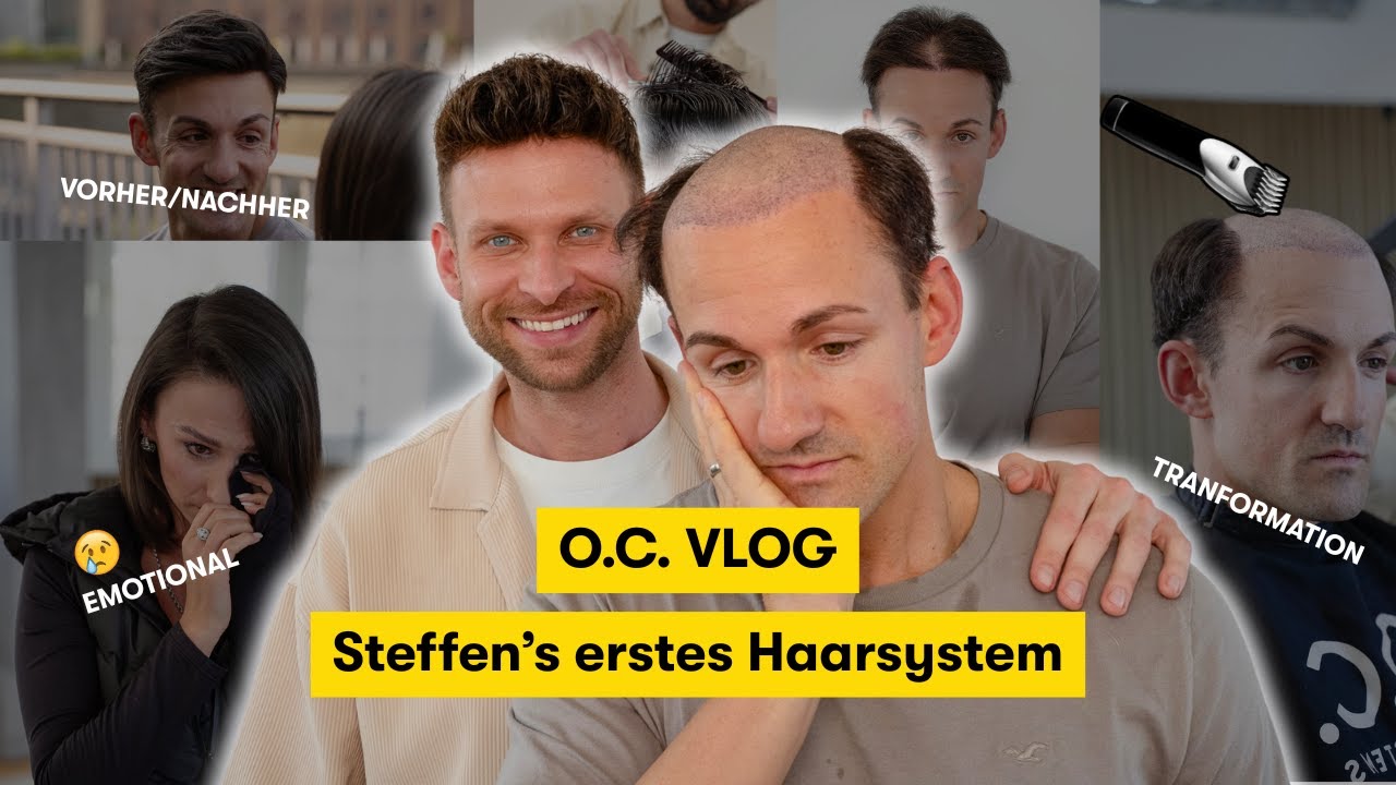 SO läuft das ab wenn DU zu O.C. Hairsystems kommst - Steffen's erstes Haarsystem | O.C. VLOG