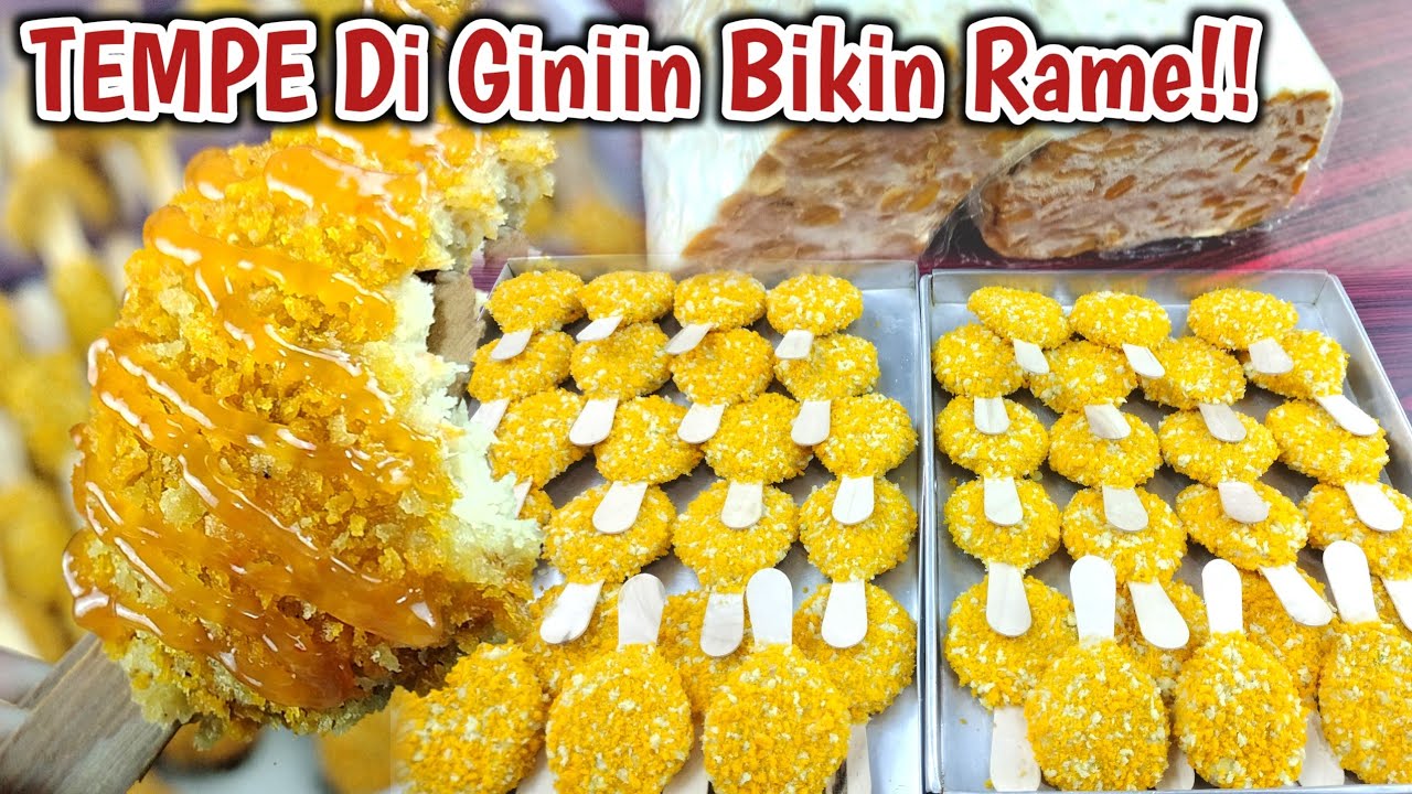 BARU KALI INI OLAH TEMPE JADI SEENAK INI. 1 RESEP BISA LANGSUNG BAWA JUALAN. JUAL 1000 UNTUNG BANGET