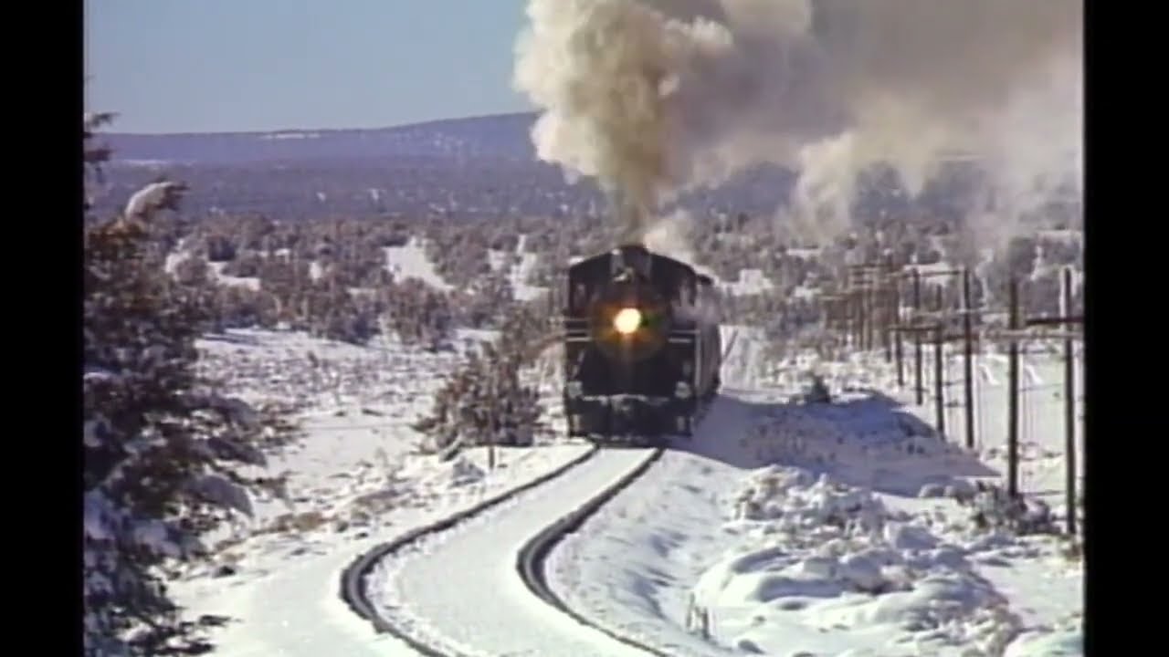 Grand Canyon Steam Train in the Snow