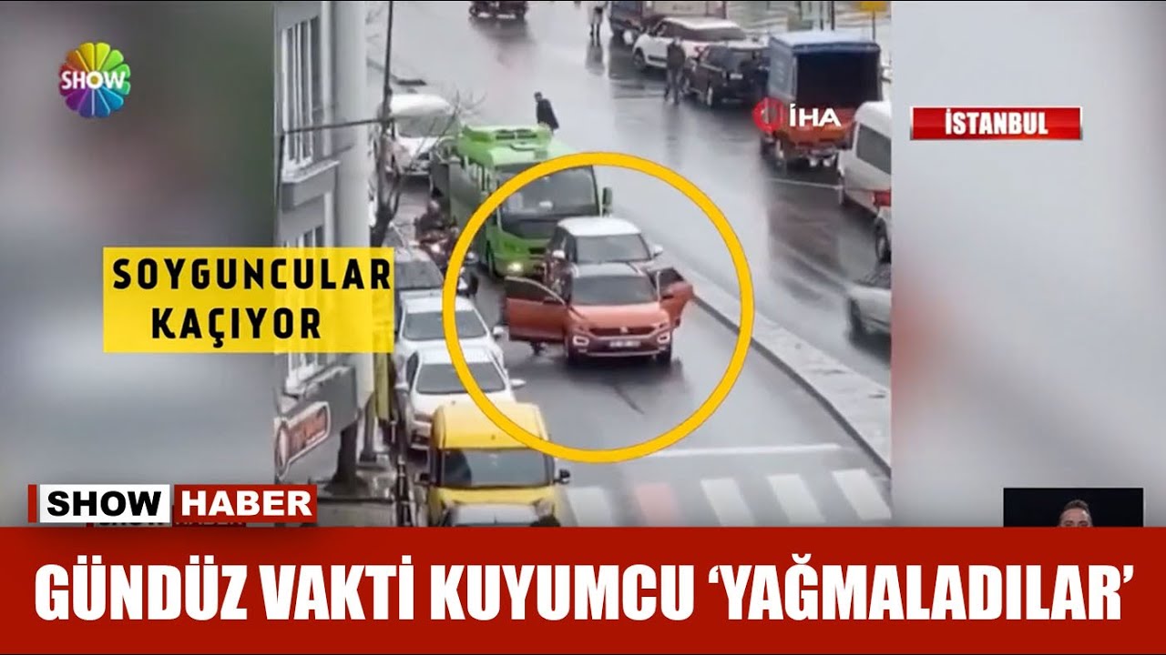 Gündüz vakti kuyumcu 'yağmaladılar'