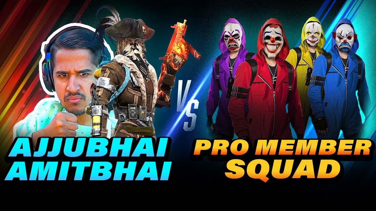 AJJUBHAI, @DesiGamers_ VS PRO MEMBER SQUAD - CLASH SQUAD - FREE FIRE HIGHLIGHTS