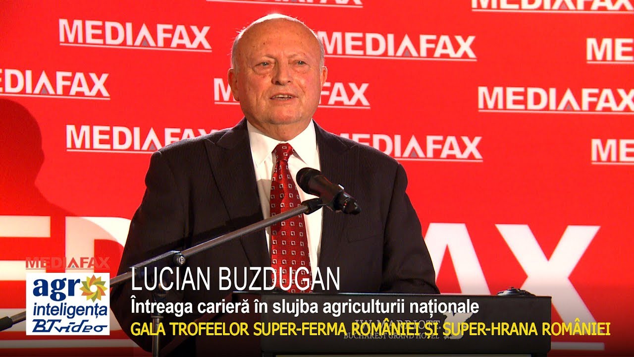SUPER-FERMA ROMÂNIEI 2017. Premiul pentru DR. ING. LUCIAN BUZDUGAN