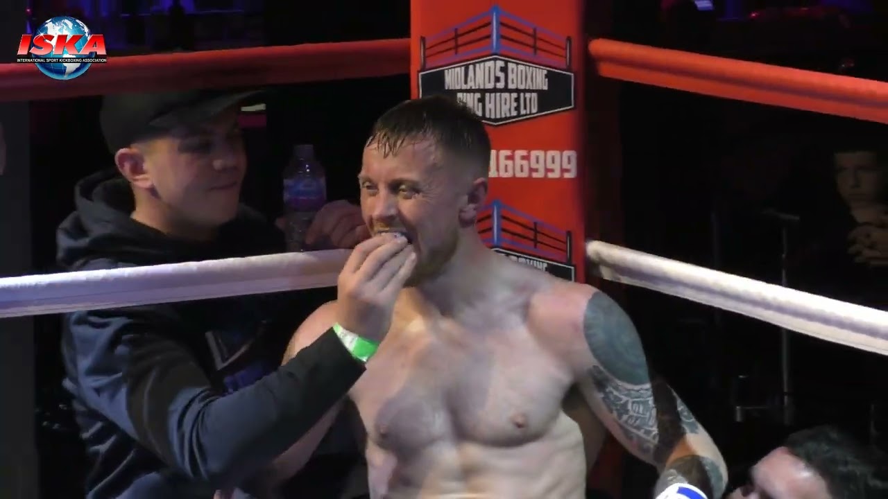 ISKA English KB Title Paul Lewis Gilmores Fight Team V Jamie Roper Armegeddon