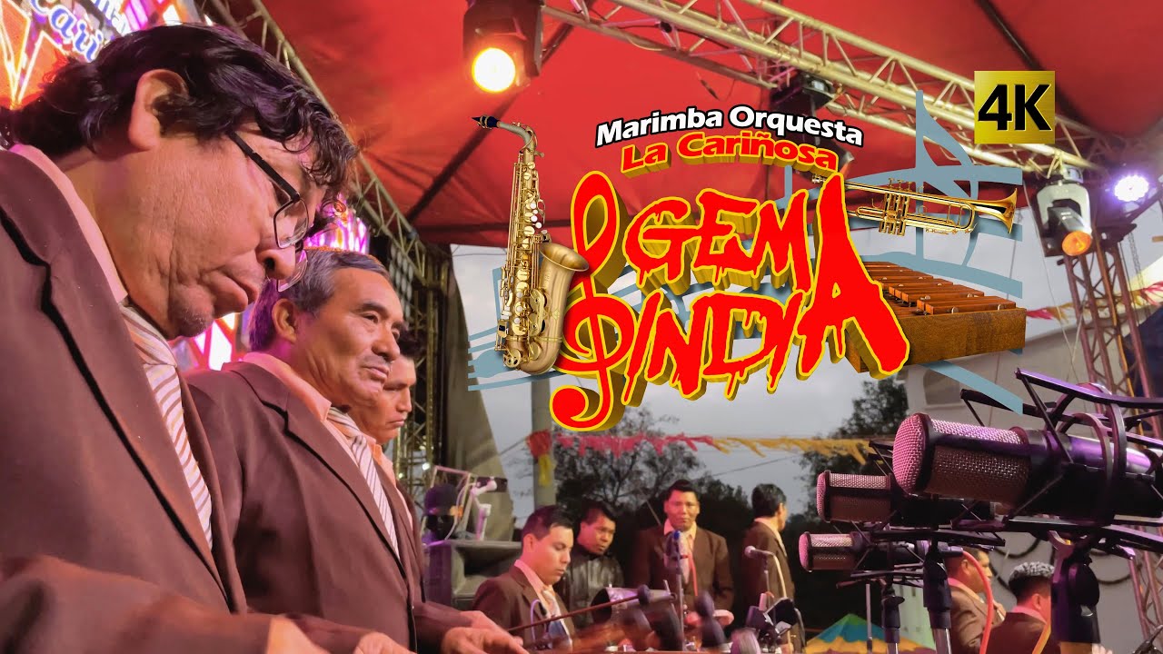 Marimba Orquesta La Cariñosa Gema India  -  San Pedro Cutzan 4K