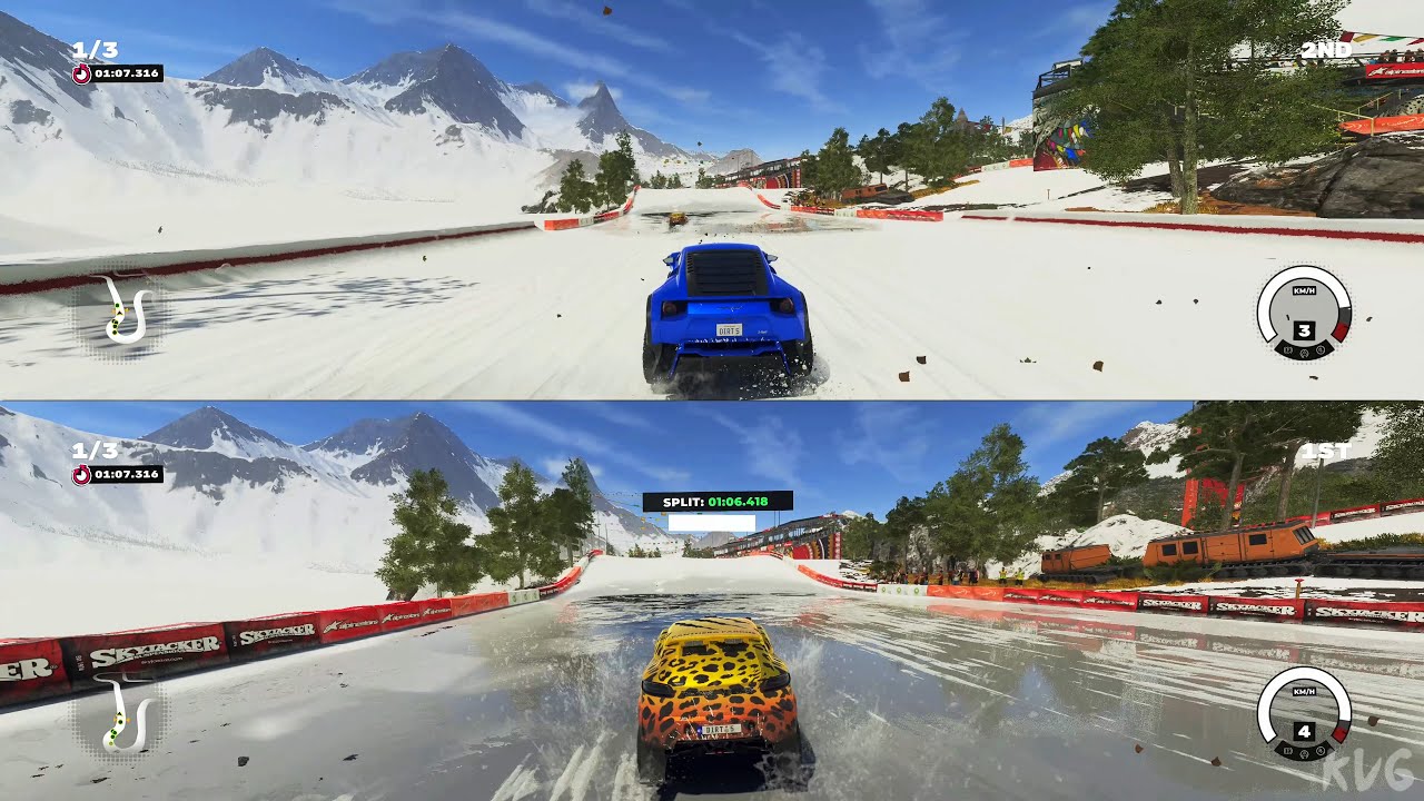DiRT 5 - Splitscreen Gameplay (PC UHD) [4K60FPS]