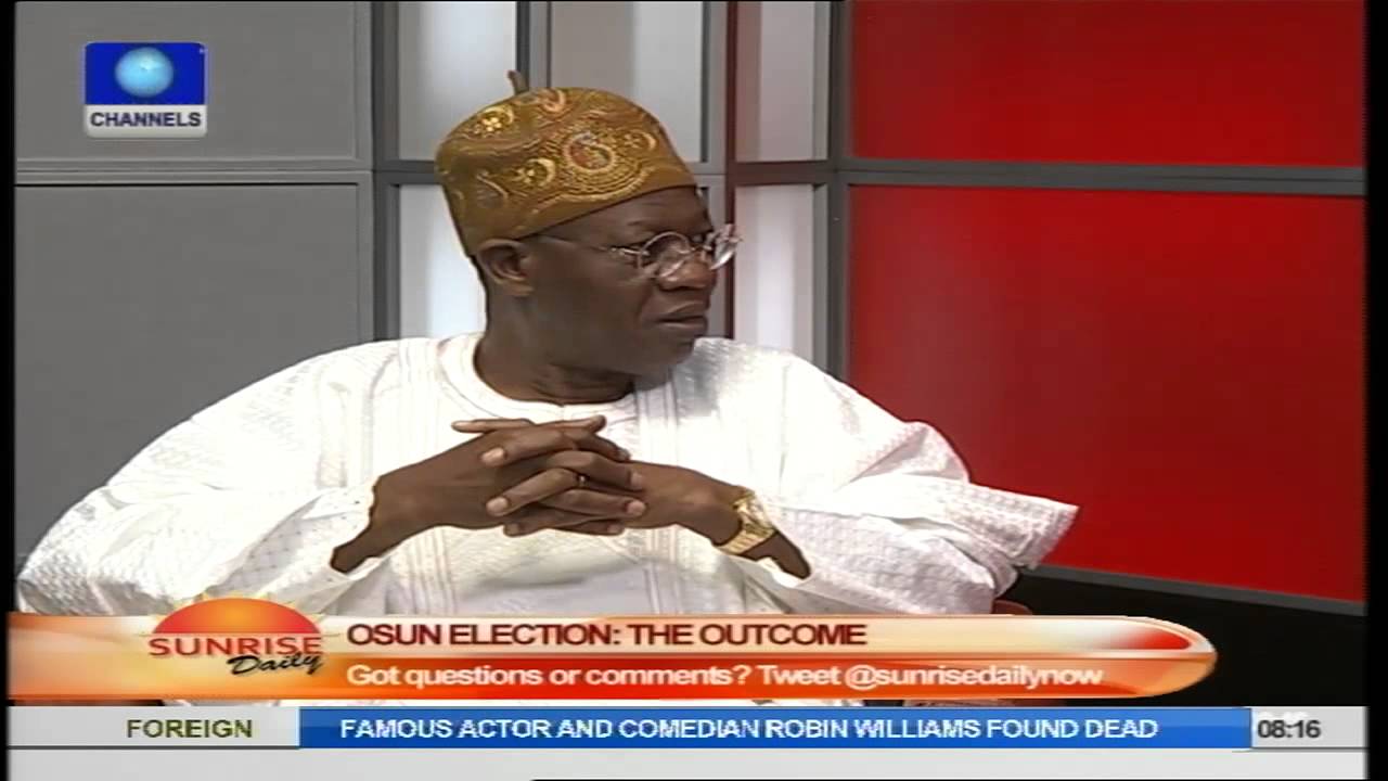 Osun Election: APC Asks For Level Playing Field In Elections   Prt2