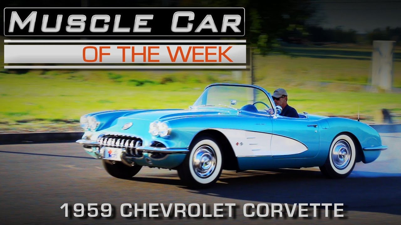 1959 Chevrolet Corvette 283 Fuel Injection Muscle Car Of The Week Episode #192 Video