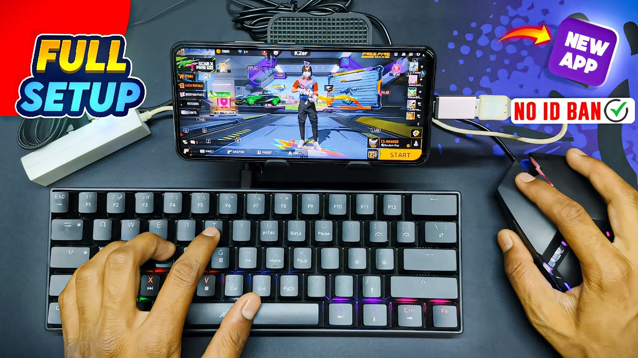 2025 😱 New app to play free fire in mobile with keyboard and mouse | New app full setup free fire