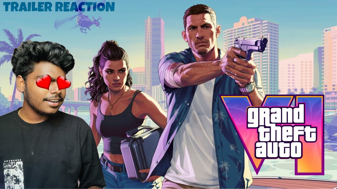 Rects to GTA VI 🔥😍 Trailer 2 Tamil #gta6 #tamil #gaming #reaction