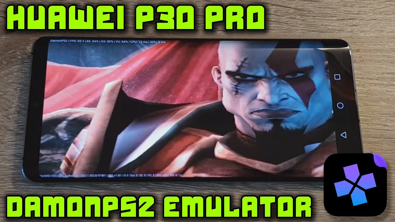 Huawei P30 Pro (Kirin 980) - God of War 1 & 2 - DamonPS2 v3.3 - Test