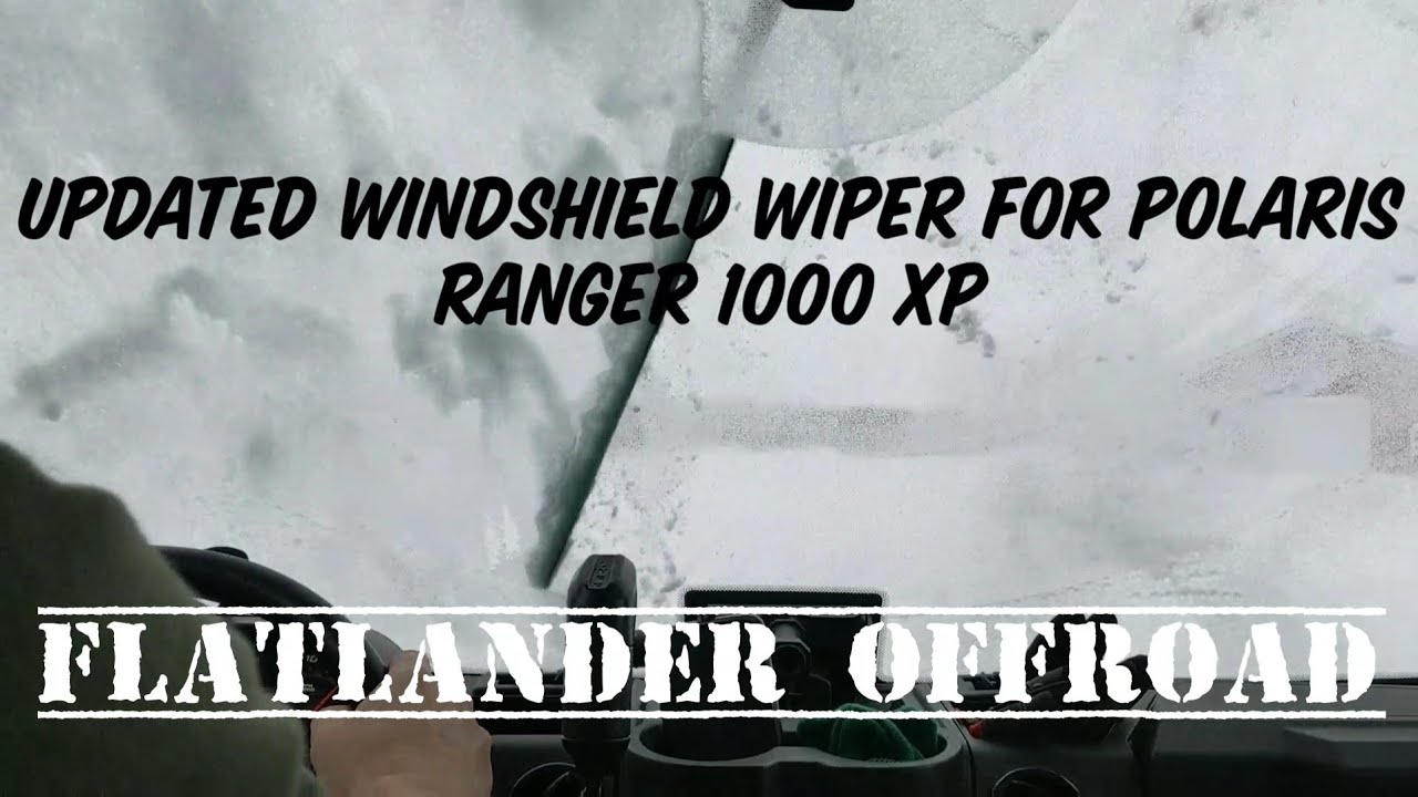 New style OEM Polaris Ranger windshield wiper