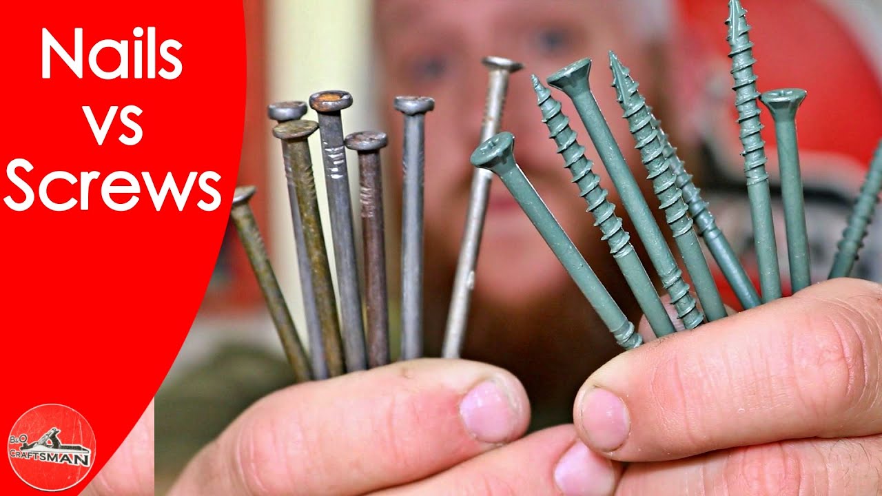 Гвозди или шурупы. Что использовать для своего проекта!?