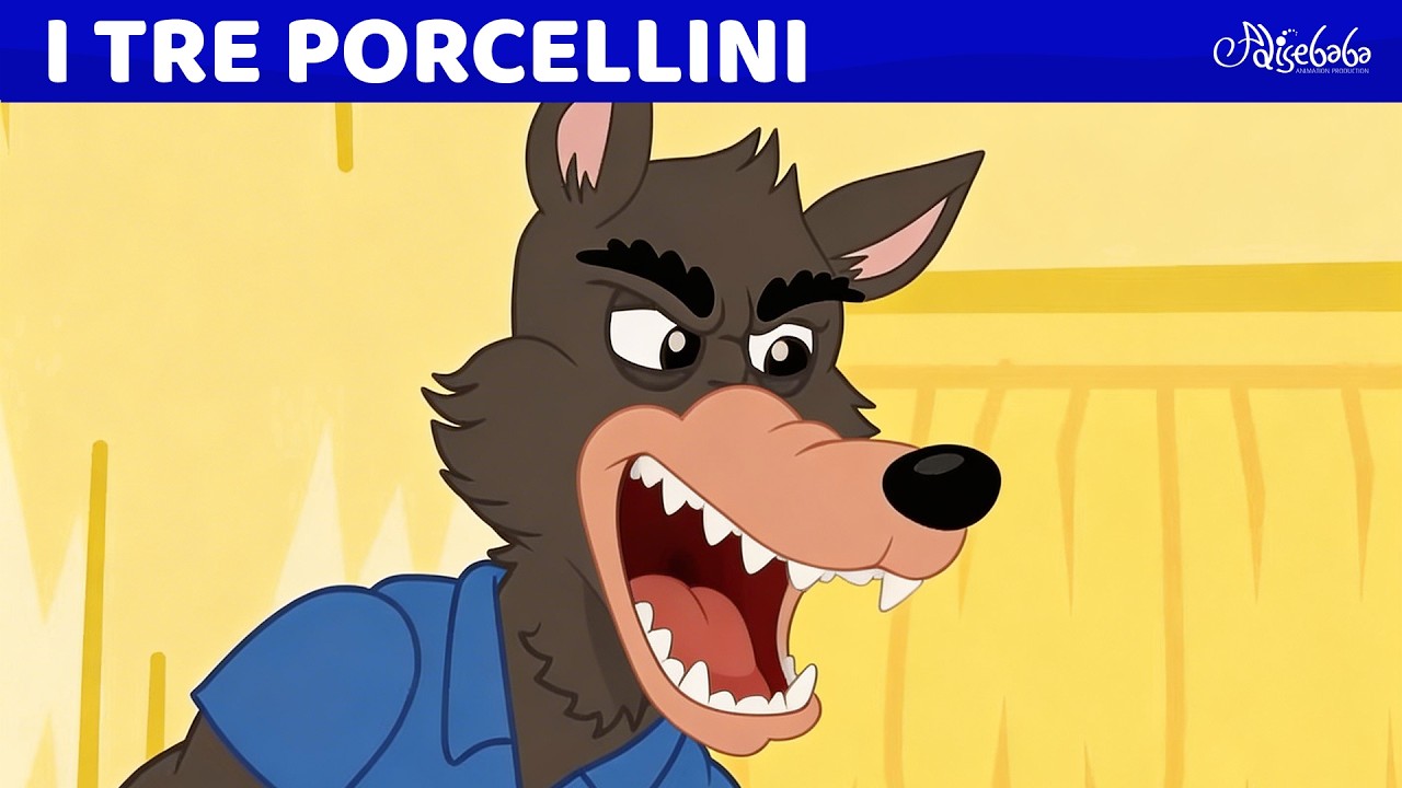 3 Fiabe| I Tre Porcellini, Cappuccetto Rosso e I Sette Capretti I Fiabe e Favole Per Bambini