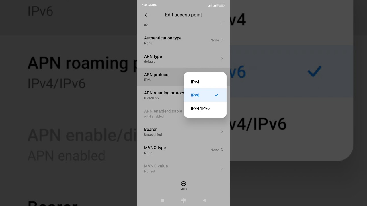 How to  Ipv4 and Ipv6 APN Protocol setting on Robi SIM | Redmi Note 10 and Xiaomi