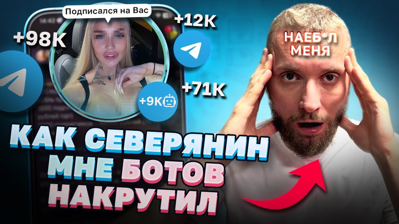 Как Северянин накрутил мне ботов