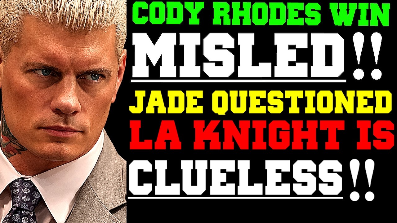 WWE News! Truth Behind Dislikes Related To Cody Rhodes’ Title Win! LA Knight is Directionless Again!