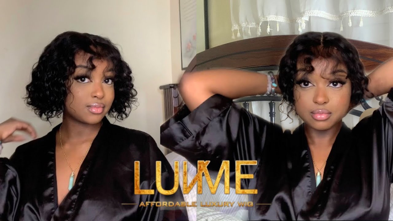 This Short Curly Wig with Bangs is Everything😍 ft. LuvMeHair 🤍