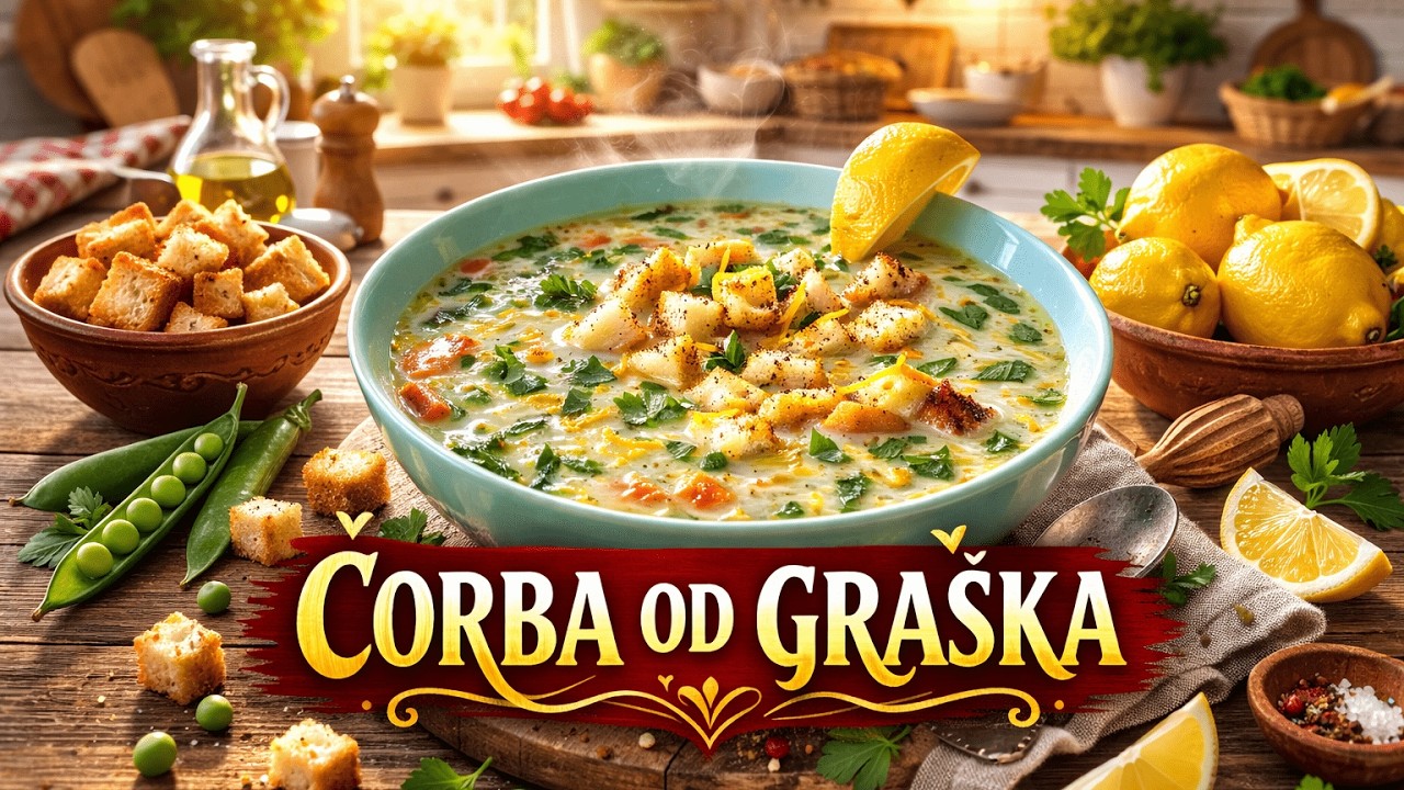 Сербская чорба из горошка: Вкусный и согревающий домашний обед