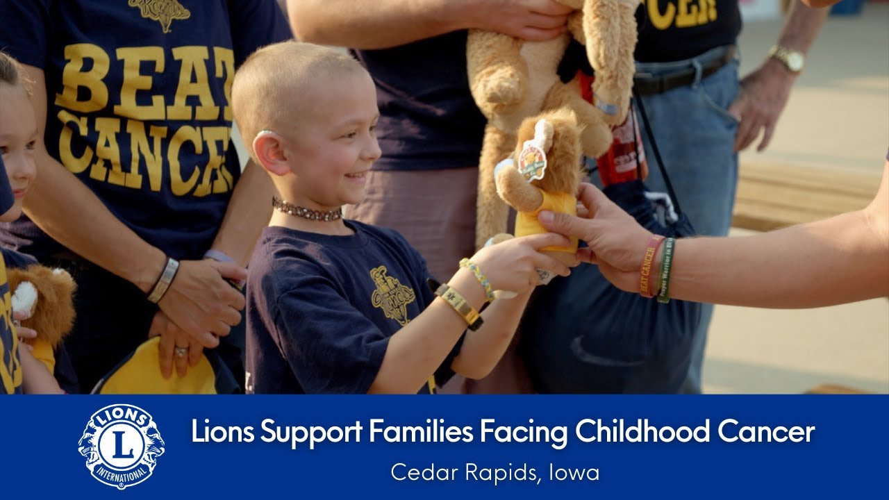 Lions in Iowa Support Families Facing Childhood Cancer