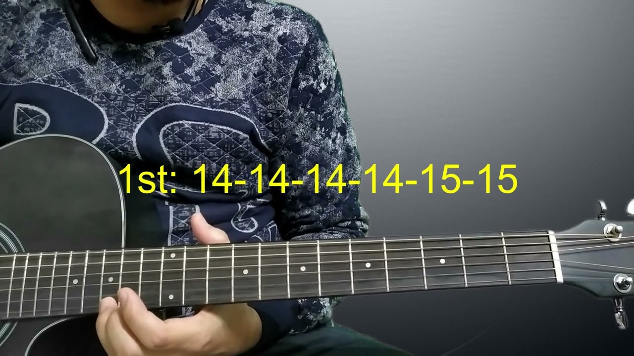 Apna bana le single string tabs lead lesson cover | Bhediya