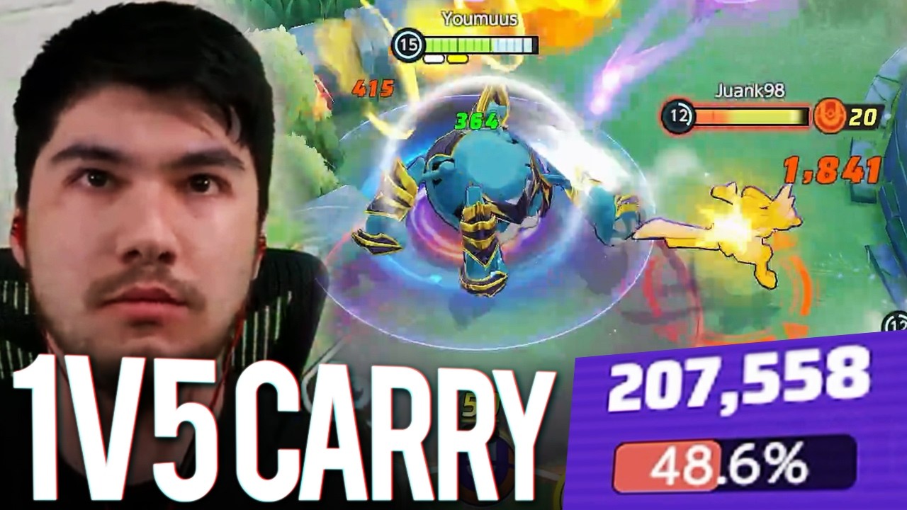 PHIL TRYHARDS TO CARRY DONNIE471 IN 2026 POKEMON UNITE
