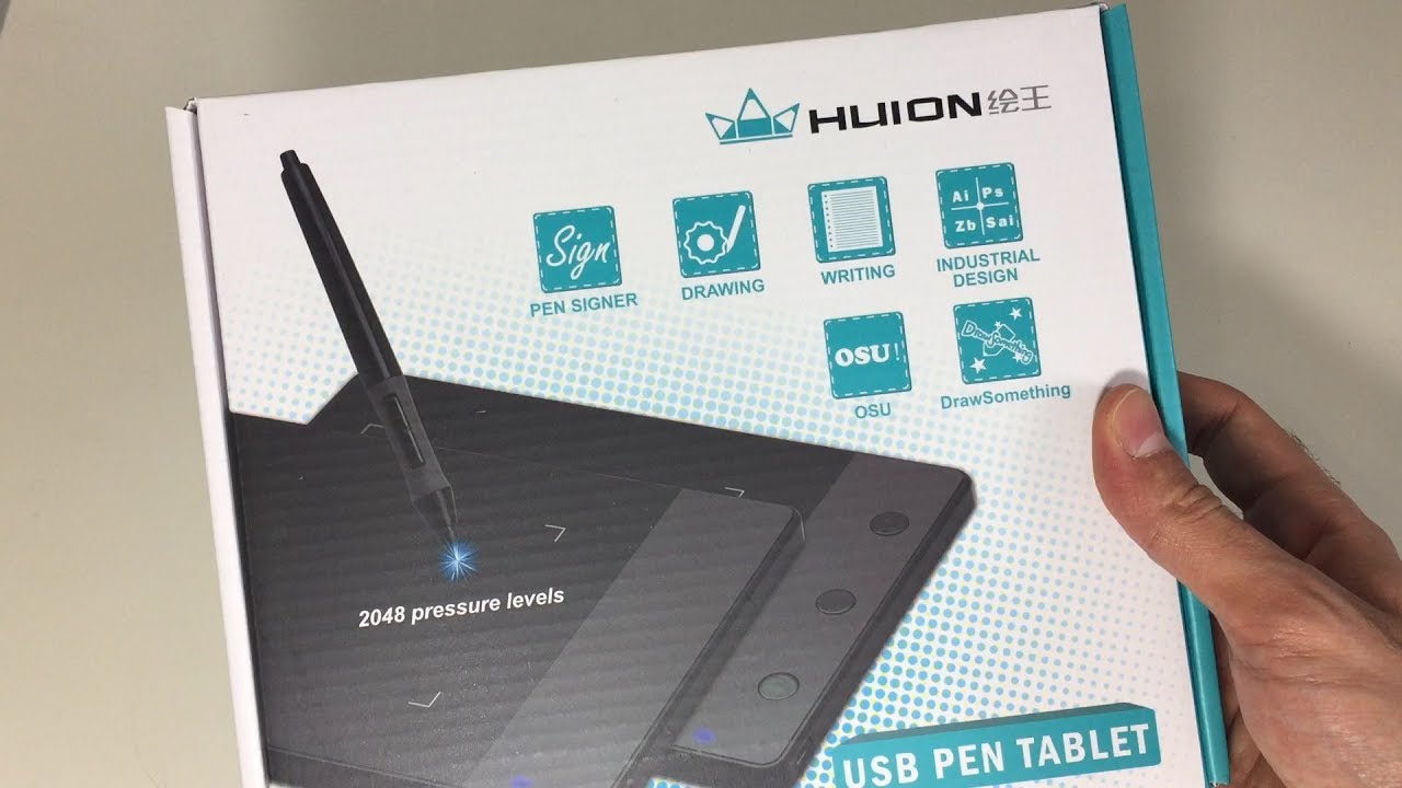Графический планшет Huion 420: как рисовать на компьютере