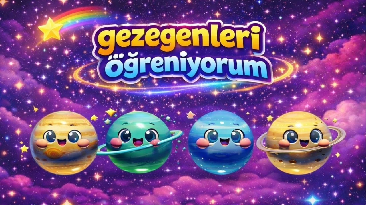GEZEGENLER ŞARKISI 🚀| JÜPİTER, SATÜRN, URANÜS, NEPTÜN | EĞİTİCİ ÇOCUK ŞARKISI🌍✨
