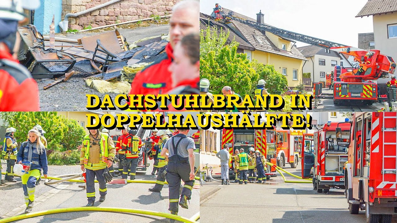 [FEUER IN DACHGESCHOSS] Dachstuhlbrand | FEUERWEHR im GROSSEINSATZ | 300.000€ Schaden | 3 Verletzte